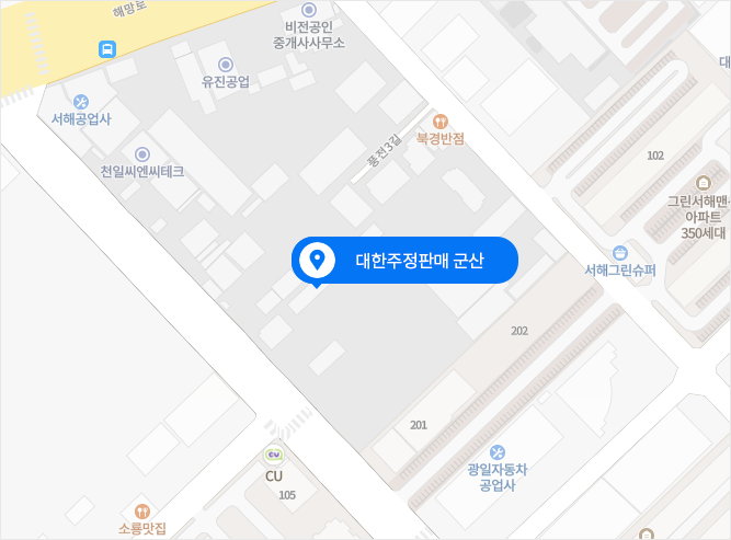 군산 사무소 지도